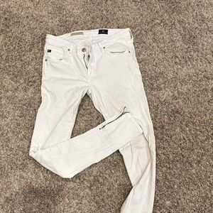 AG Adriano Goldschmied White Skinny Jeans